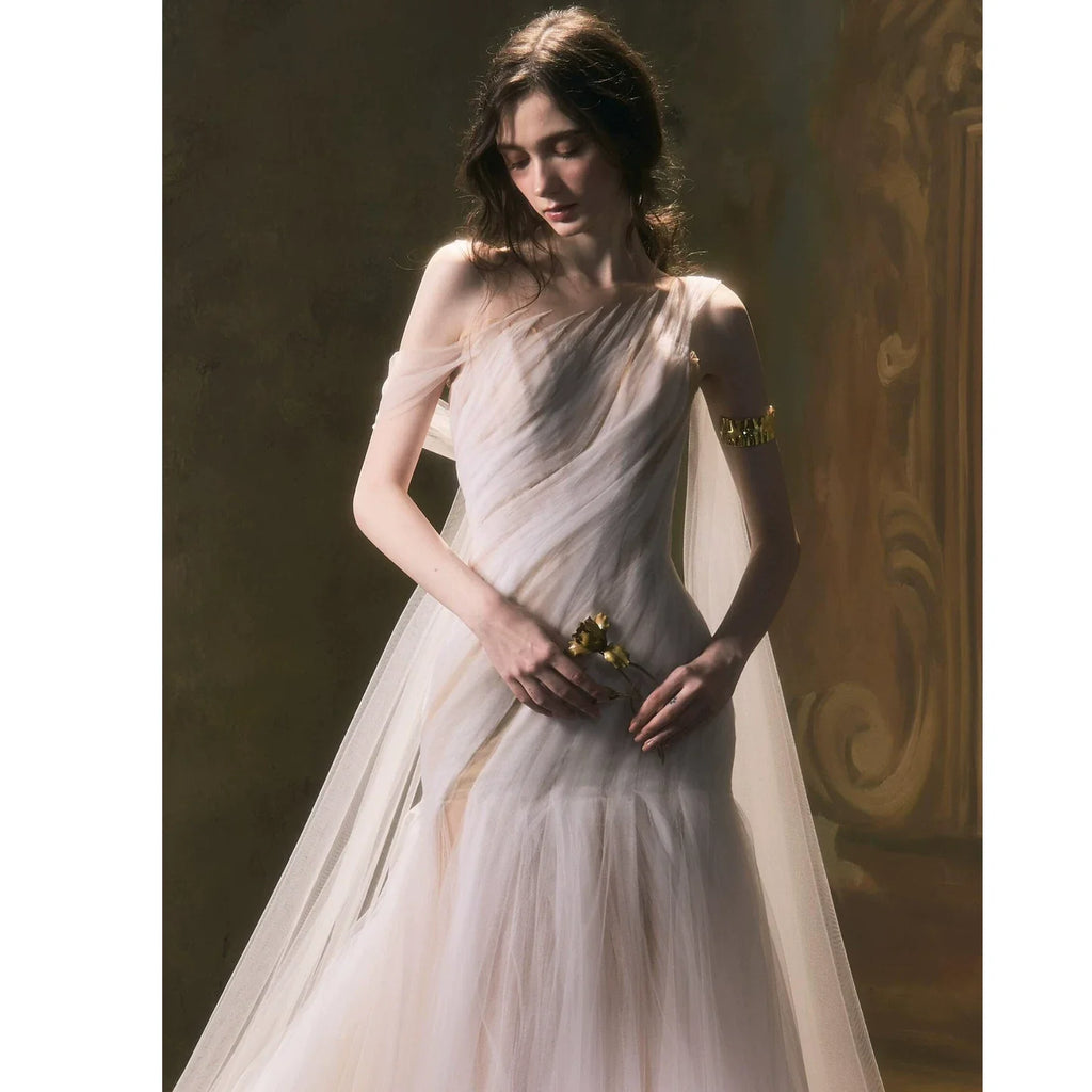 Xmzty | Forest Fairy Light Wedding Dress for Brides