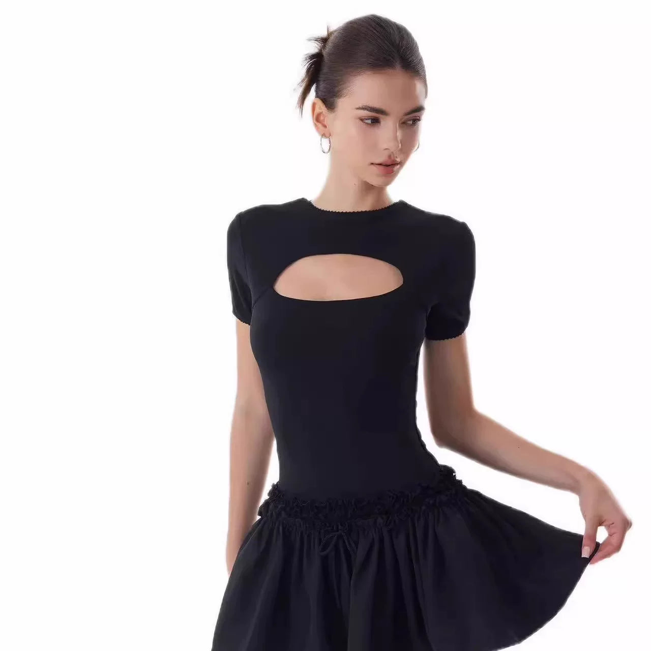 Xmzty | Reversible Summer Mini Dress with Waist-Defining Fit for Women