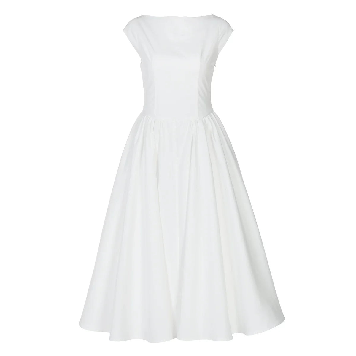 Xmzty | French Solid Color Sleeveless Backless Slim Dress