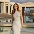 Xmzty | Retro French Lace Fishtail Light Wedding Dress