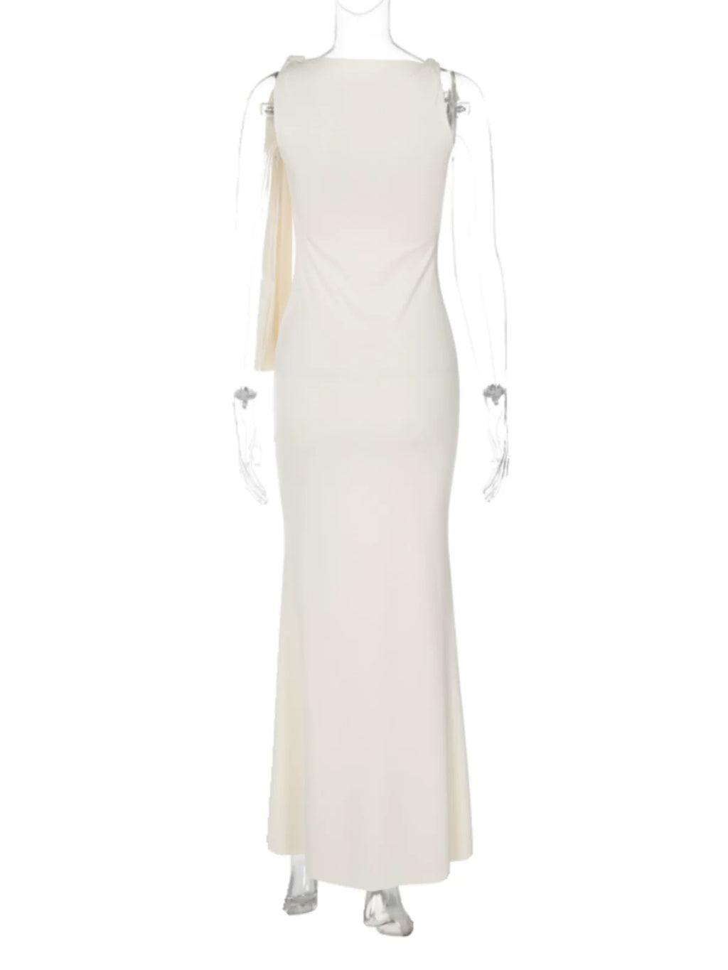 Xmzty | European-American Strapless Off-Shoulder High-Waist Maxi Dress for Women