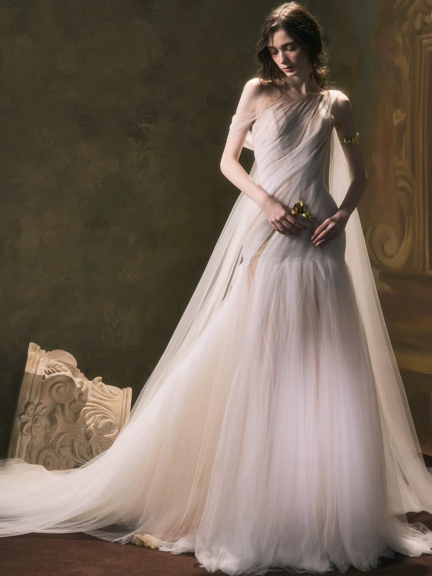 Xmzty | Forest Fairy Light Wedding Dress for Brides